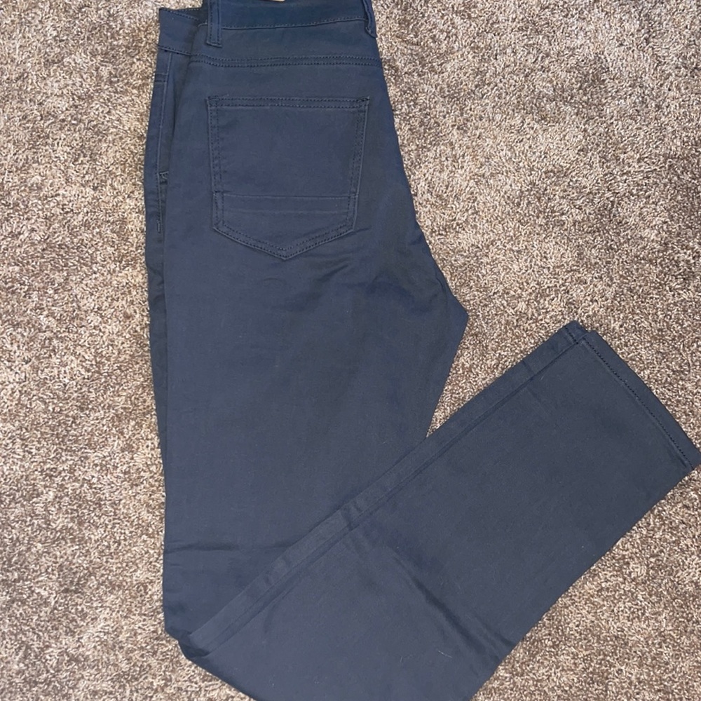 Plaid & Plain Grey pants youth. 30Wx32L